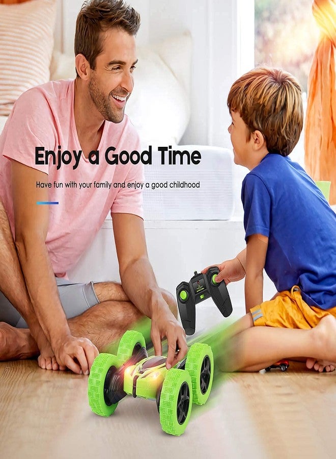 N2K2 ENTERPRISE Double Sided 360 Degree Rotating Stunt Car 4WD Remote Control Monster Truck High Speed Rock Crawler Cars Toy for Kids (Multicolor) - Image 4